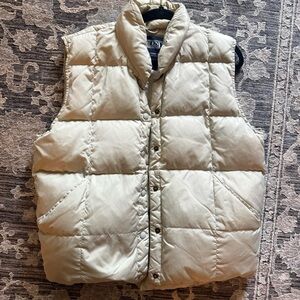 Lands' End Light Tan Quilted Jacket